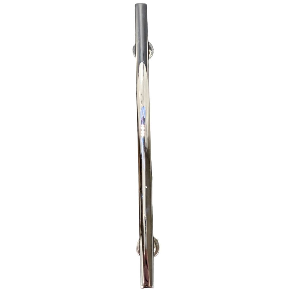 8 inch Omnia 9010/203.26 Chrome Cabinet Pull US26 On Center holes 8 10.5" Length